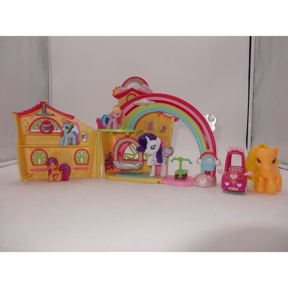 My Little Pony Rainbow Dash Playset and Pinkie Pie Car My Little Pony's - Picture 7 of 16